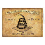 Don’t Tread on Me Cards