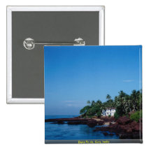 Dona Paula, Goa, India Pinback Buttons