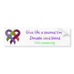 Donate Cord Blood Bumper Sticker bumper stickers