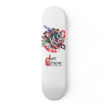 Done In Extreme SK8 Skateboard (white)
