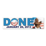 DONE - January 20 2013 - Anti Obama bumper stickers