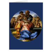 Doni Tondo or Doni Madonna by Michelangelo Card