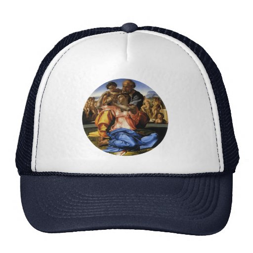 Doni Tondo or Doni Madonna by Michelangelo Trucker Hat