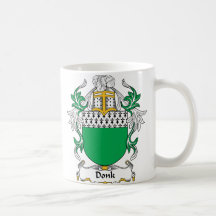 Donk Family Crest Coffee Mugs