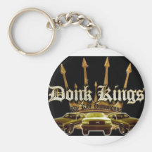 donk kings car logo keychains