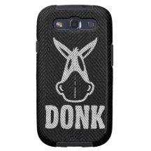DONK - White on Black - Samsung Galaxy S3 Case