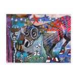 Donkey Love Postcard