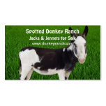 Donkey  Ranch Business Card