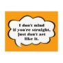 Don't Act Straight (reverse) Postcards