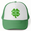 Don't Annoy The Crazy Drunk hats