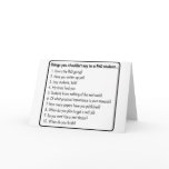 Don't ask a PhD cards