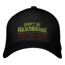 Don't Be Ricichlidous! Embroidered Hats