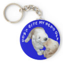 Don't Bite My Head Off Funny T-Shirts & Gifts keychains