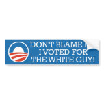 DONT BLAME ME! bumper stickers