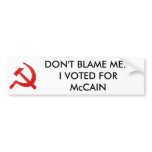 DONT BLAME ME - Customised bumper stickers