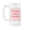 Don't Blame Me I Voted for McCain - Palin mugs