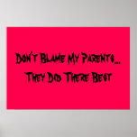 Don't Blame Posters