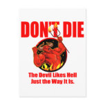Don't Die... postcards