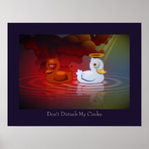 Don't Disturb My Circles Print