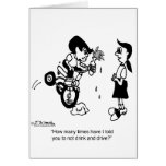 Don't Drink & Drive on a Trike Greeting Card