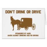 dont drink or drive4 greeting cards