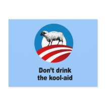 Don't drink the kool aid postcards