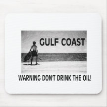 DON'T DRINK THE OIL MOUSE PADS