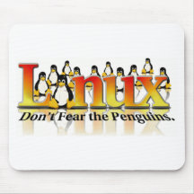 Don't fear the Penguins Mouse Pads