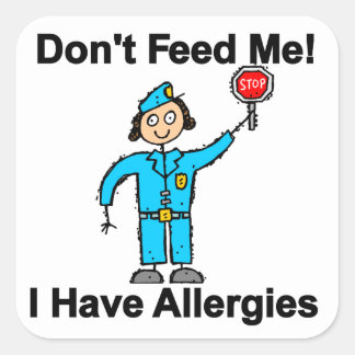 Allergy Awareness Stickers | Zazzle.co.uk