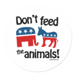 Don't Feed the Animals - stickers