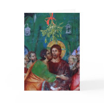 Don't Get Caught Under the Mistletoe Greeting Cards