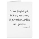 Dont Give Advice quote Cards