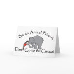 Don't Go to the Circus Card