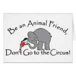 Don't Go to the Circus Card