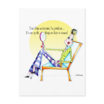 Don't Hate postcard