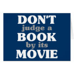 Don't Judge a Book by its Movie cards