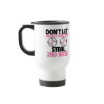 Don't Let Breast Cancer Steal 2nd Base mugs