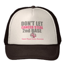 Dont Let Cancer Steal Second 2nd Base Mesh Hat
