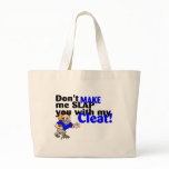 Dont Make Me Slap You With My Cleat Football bags