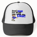 Don't Make Me Slap You With My Cleat Football hats