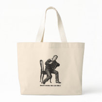 Don't make me use this! (Accordion) Tote Bags