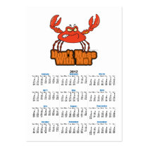 dont mess with me mean crab business card