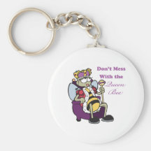dont mess with queen bee keychain