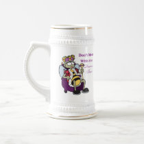 dont mess with queen bee coffee mug