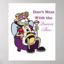 dont mess with queen bee print