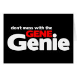 Don't Mess With the Gene Genie Greeting Cards