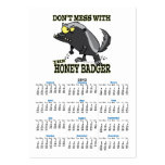 DONT MESS WITH THE HONEY BADGER BUSINESS CARD TEMPLATE