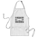 Don't Mess with the Moustache funny aprons