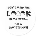 Don't mind the look...law school stickers