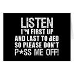 Don't P*ss Me Off!! cards